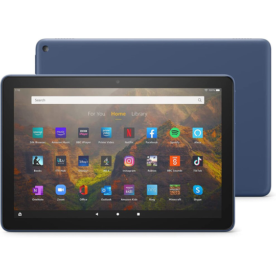 Fire HD 10 tablet | 10.1", 1080p Full HD, 32 GB, Denim - with Ads