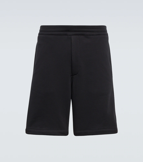 Logo cotton jersey shorts