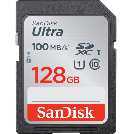 SanDisk SD Ultra 100MB/s Flash Memory Card (SDSDUNR) 128GB