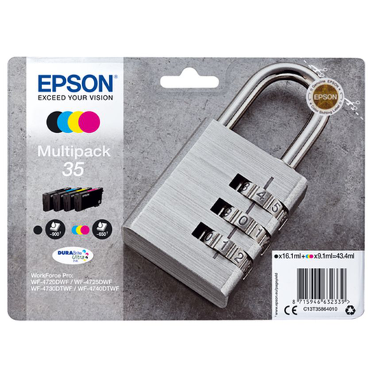 Epson Ink Low Volume Multi 4-Colour 35 DURABrite Ultraink