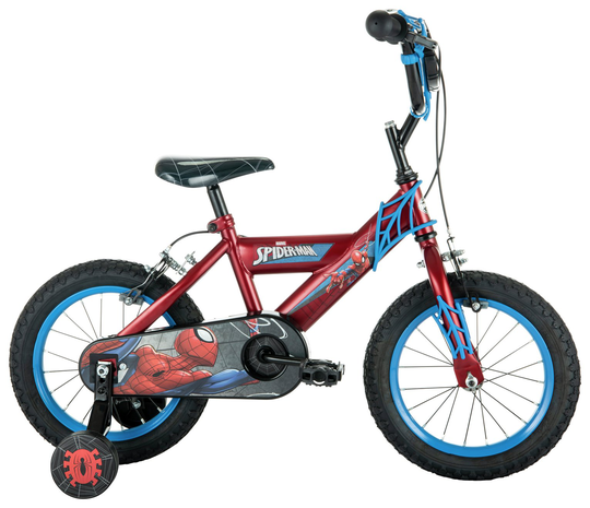 Disney Marvel Spiderman 14 inch Wheel Size Kids Bike - Red