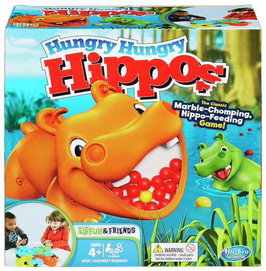 Elefun & Friends Hungry Hungry Hippos Board Game from Hasbro