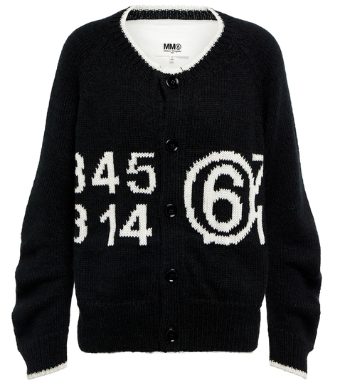 Cotton-blend cardigan