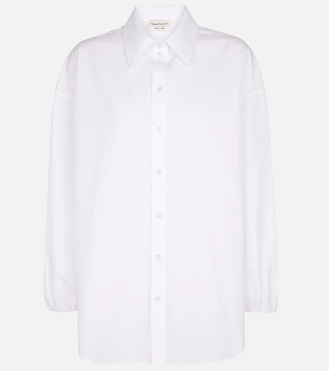 Cotton poplin shirt
