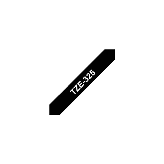 Brother TZE-325 9MM P-touch Tape White/Black