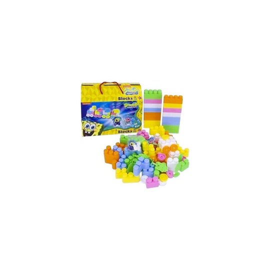 SPONGEBOB SQUAREPANTS Construction & Building Toys BLOCKS 80PCS 27X30CM