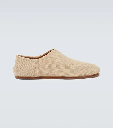 Tabi jute loafers