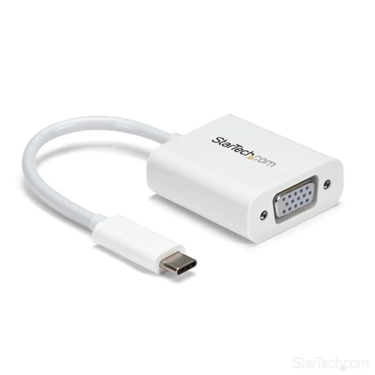 Startech USB C to VGA Adapter White- you get 5