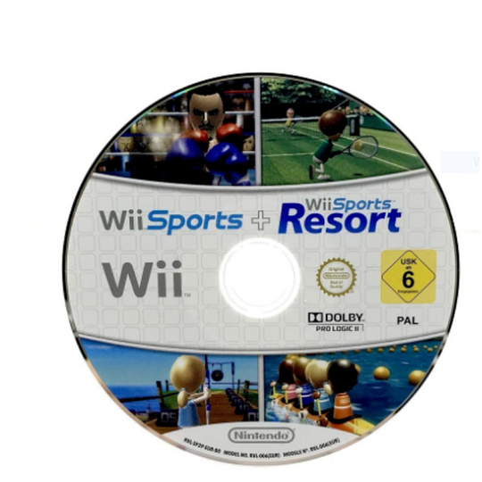 Nintendo Wii Double Pack Wii Sports & Wii Sports Resort