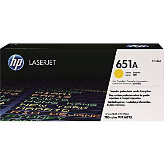 HP HP 651A Yellow Standard Capacity Toner 16K pages for HP LaserJet Enterprise M