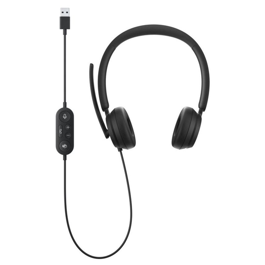 Microsoft Modern USB A Binaural Headset Certified for Teams