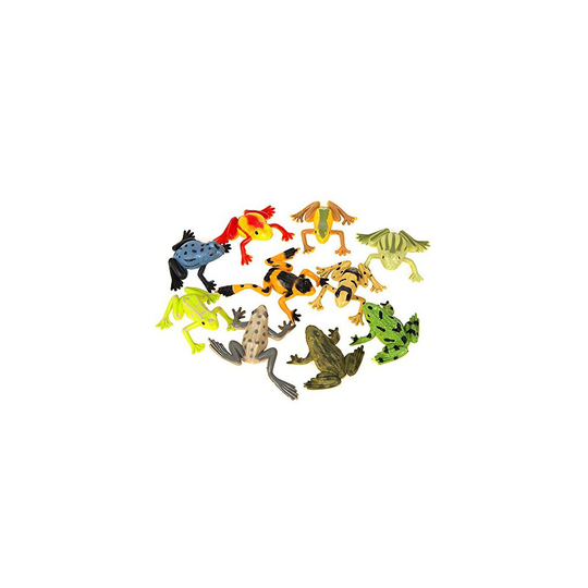 Unique Party 84785 - Plastic Frogs Party Bag Fillers, Pack of 8