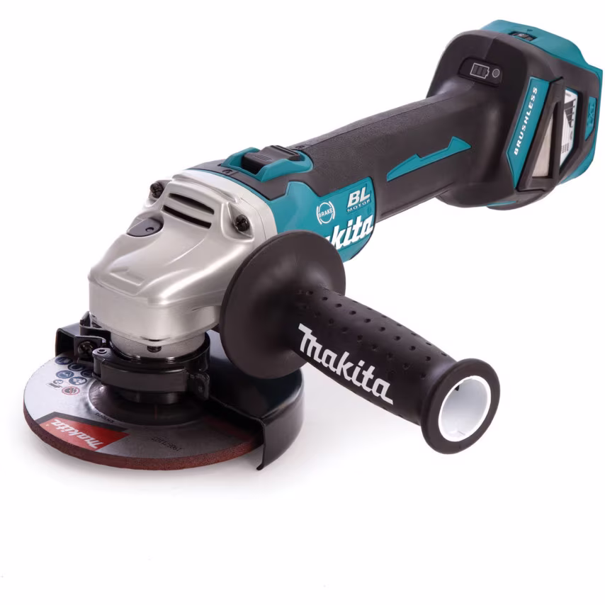 Makita DGA513Z 18V LXT Brushless 125MM Variable Speed Angle with Slide Switch Gr