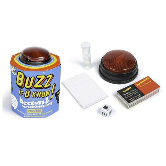 Buzz if You Know Fun Family Game Accents Movies Buzzed Out Christmas Party
