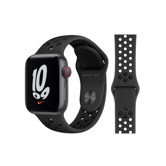 Apple Nike Sport Band Strap (44mm) - Anthracite/Black - MX8E2AM/A