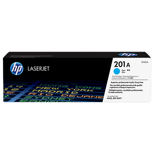 HP 201A Cyan Standard Capacity Toner 1.4K pages for Color LaserJet Pro M252/M274