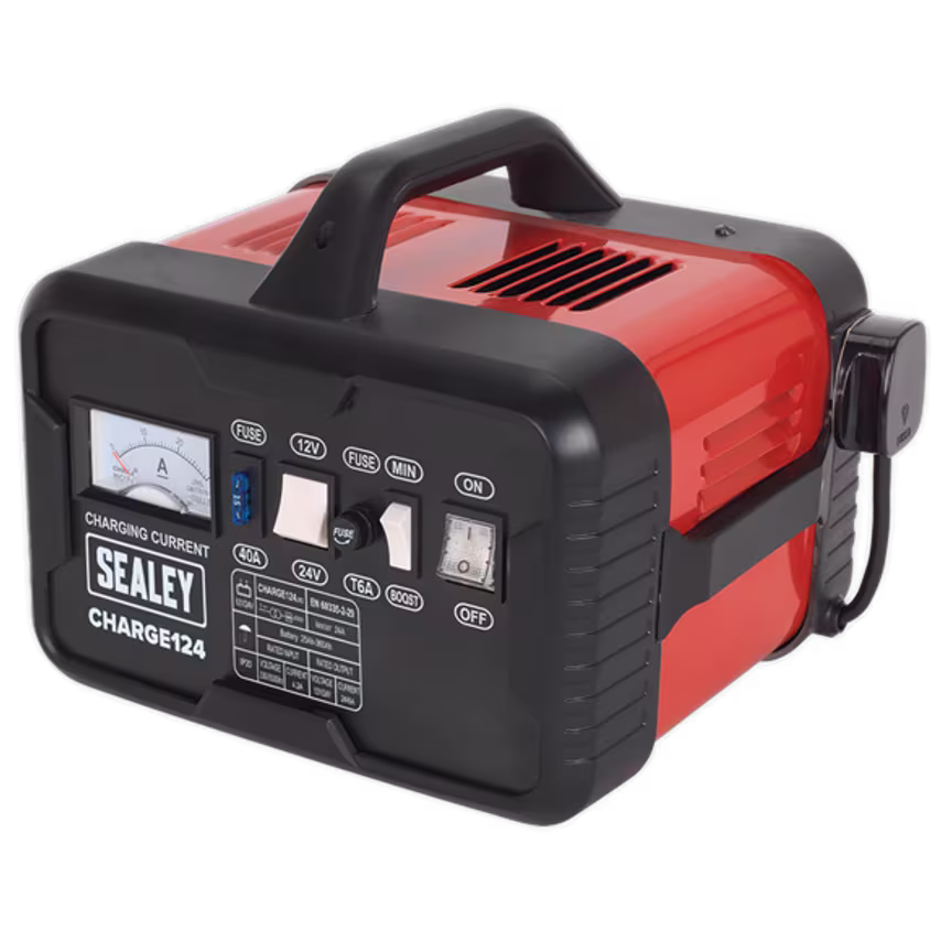Sealey Battery Charger 28AMP 12/24V 230V