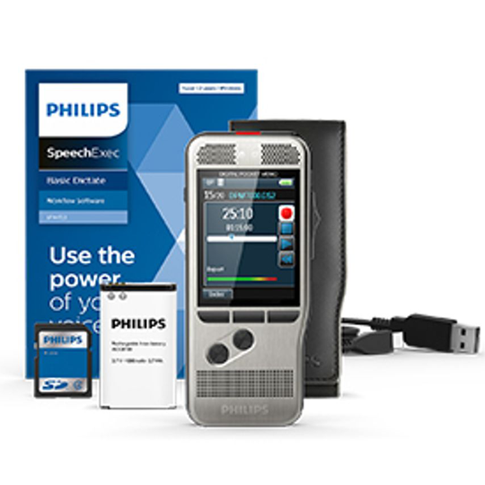 Philips DPM7700/03 Slide Switch Memo + SpeechExec 11 Transcription Set