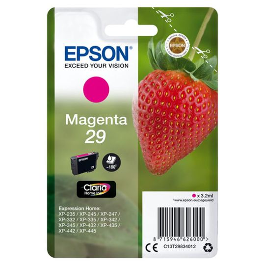 Epson Sglpck Magenta 29 Home Ink- you get 19