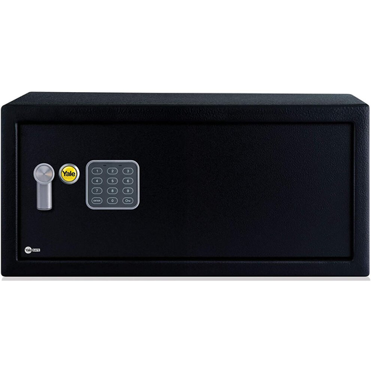 Yale YLC/200/DB1 Laptop Alarmed Value Safe, 130 db built in Alarm, Steel Construction, Steel Locking Bolts, Emergency Overide Key