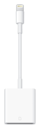 Apple Lightning to SD Card Camera Reader