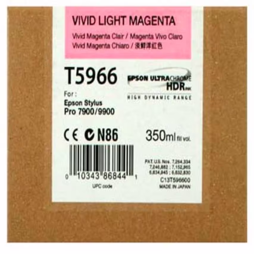 Epson Epson T5966 Vivid Light Magenta Ink 350ml - C13T596600