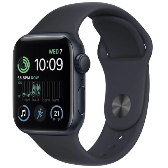 Apple Watch SE 2 GPS 40mm Midnight Aluminium with M/L Sport Band