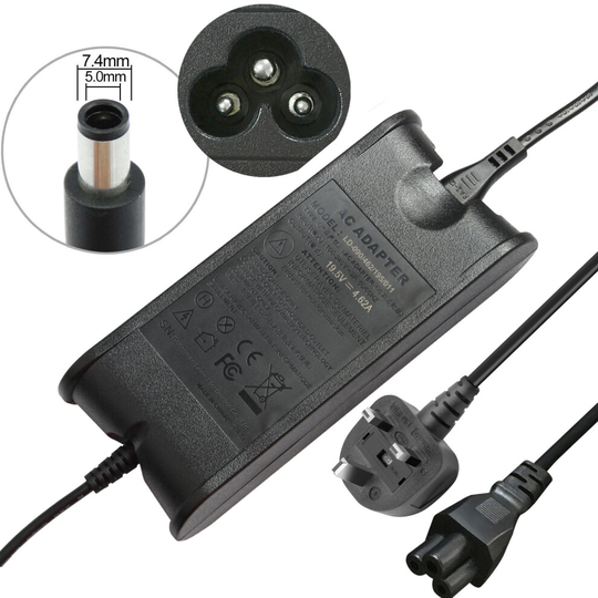FUTUREBATT 19.5V 4.62A 90W AC Power Adapter Battery Charger for Dell XPS L501X Latitude D620 D630 E6420 E6430