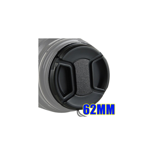 (62mm) 40.5/46/49/52/55/58/62/67/72/77/82 mm Center Pinch Lens Cap Cover for Canon Nikon Sony Tamron DSLR Camera