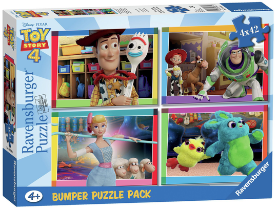 Disney Toy Story 4 42 Piece Jigsaw Puzzle - Set of 4