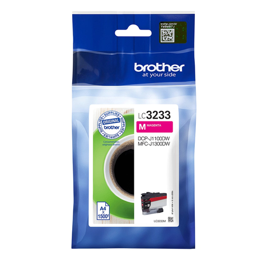 Brother Brother Magenta Standard Capacity Ink Cartridge 1.5k pages - LC3233M