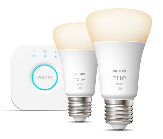 Philips Hue Starter Kit With White E27 Bulbs