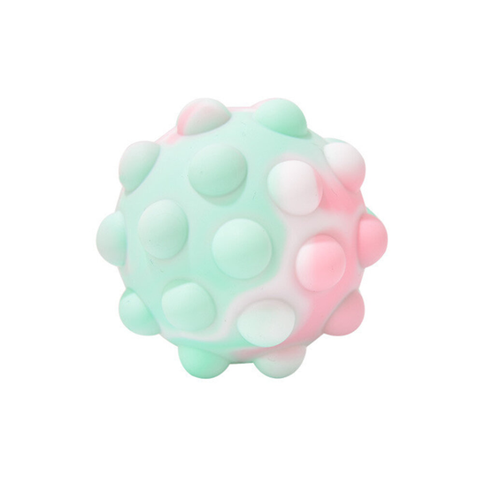 (PASTEL COLOR MIXING, 1 Pcs) Pop Stress Ball 3D Fidget Toy Balls for Kids and Adults Stress Relief