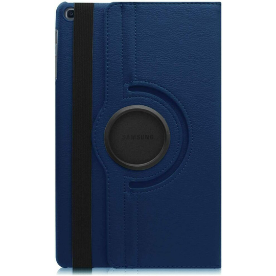 (Dark Blue) Samsung Galaxy Tab A7 8.7" Lite T220/T225 2021 PU Leather 360 Smart Case Cover