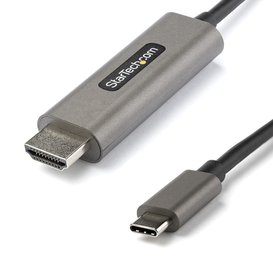 StarTech.com 9.8ft (3m) USB C to HDMI Cable 4K 60Hz w/HDR10 - Ultra HD USB Type-C to 4K HDMI 2.0b Video Adapter Cable - USB-C to HDMI HDR Monitor/Disp