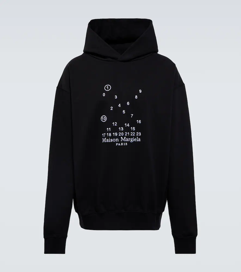 Logo cotton hoodie