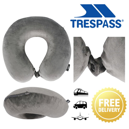 Trespass Travel Pillow Memory Foam Neck