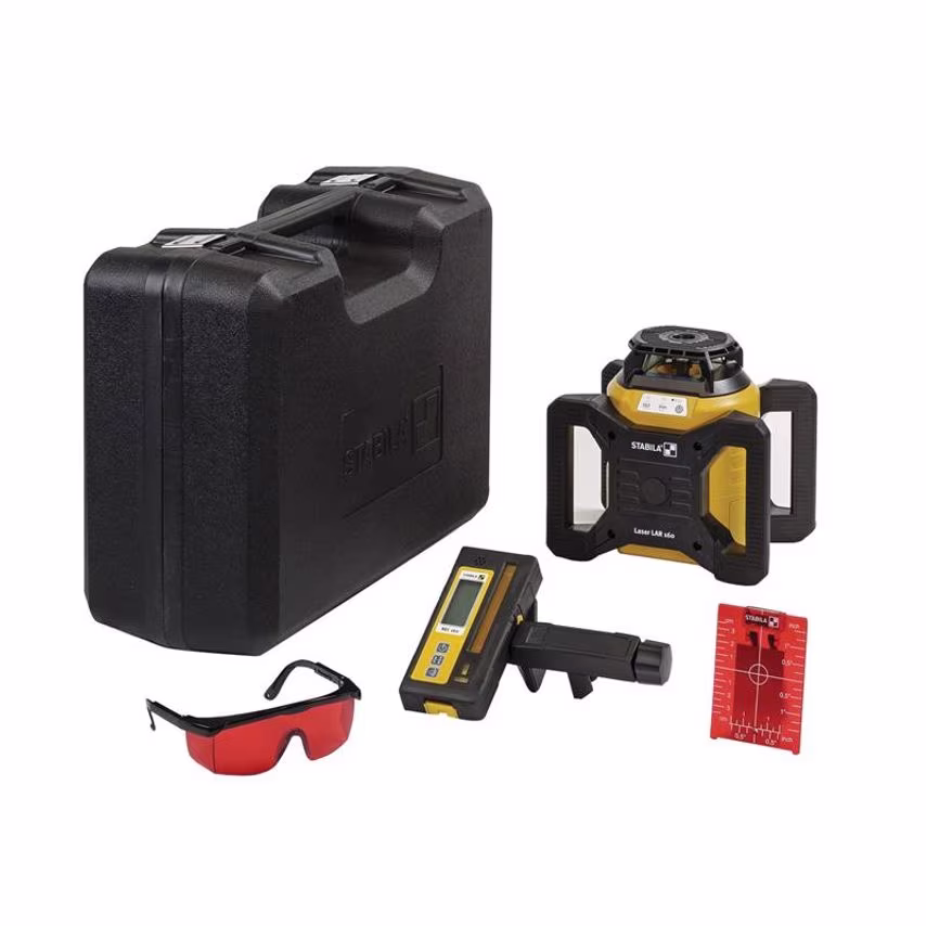 Stabila LAR 160 Rotation Laser Set, 5 Piece STBLAR160S