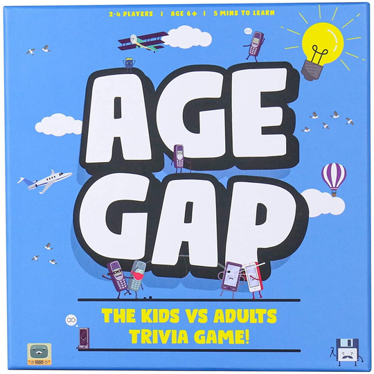 Gift Republic Fun Family Age Gap Kids Vs Adults Quiz Game
