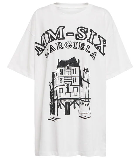 Printed cotton jersey T-shirt