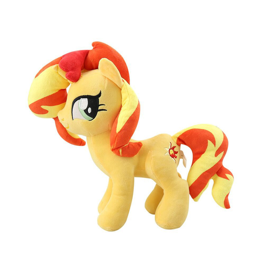 (Yellow Red, 30cm/11.81in) My Little Pony Plush Toy Spike Twilight Sparkle Stuffed Doll Kids Children Gifts