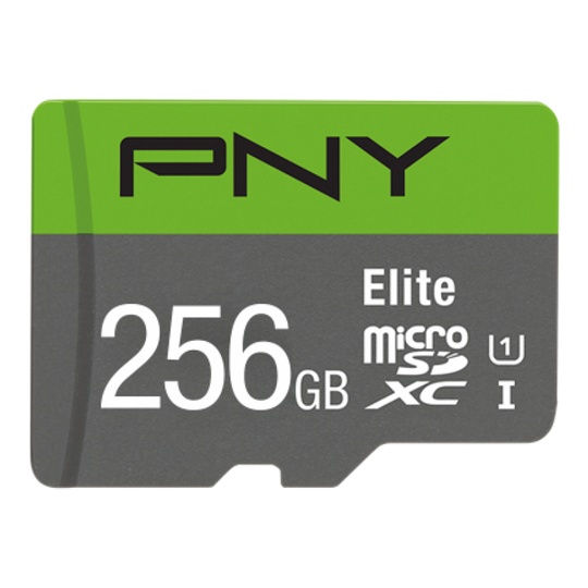 Pny PNY 256GB Elite CL10 UHS1 MicroSDXC and AD