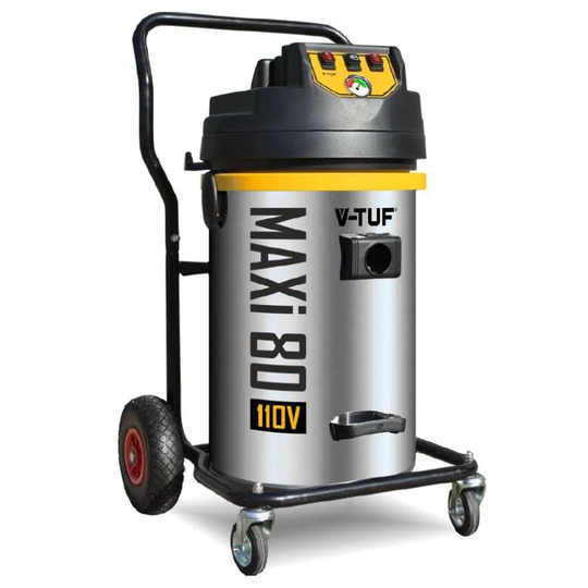 V-Tuf Maxi 110V 2400W H Class 80L Dust Extractor + Filter Shaker