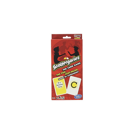 Scattergories The Card Game Your Favorite Categories Game Meets Slap Jack For At Home, On a Road Trip, or Vacation 2 or More Players Ages 8 and Up
