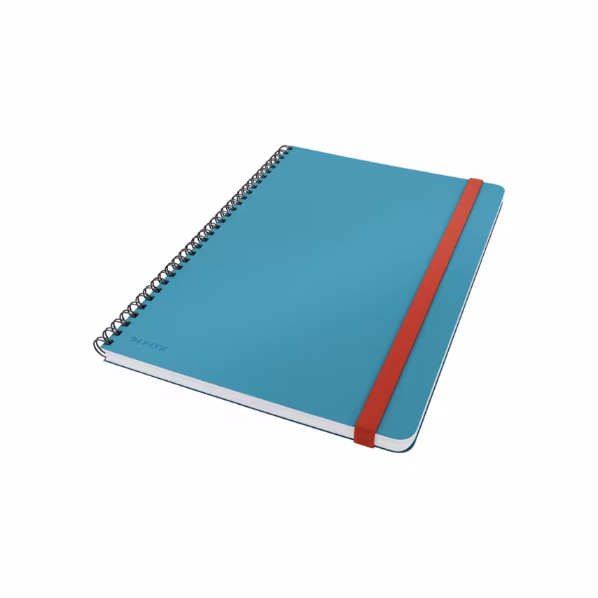 Leitz Cosy Notebook Soft Touch Ruled, Wirebound Calm Blue