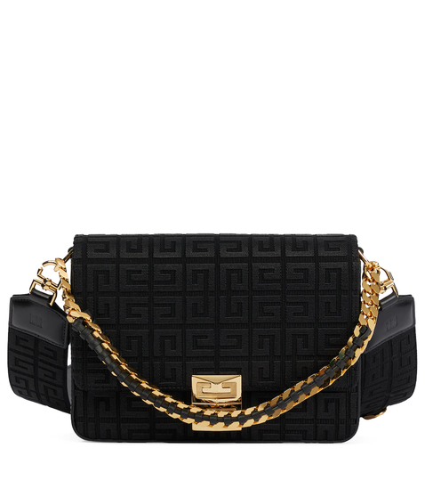 4G Medium canvas shoulder bag