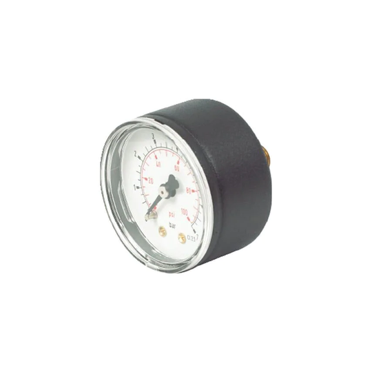 Vale PG100-40R2 0-100PSI Pressure Gauge 40MM Dial 1/8-IN BSPT Rear Connection