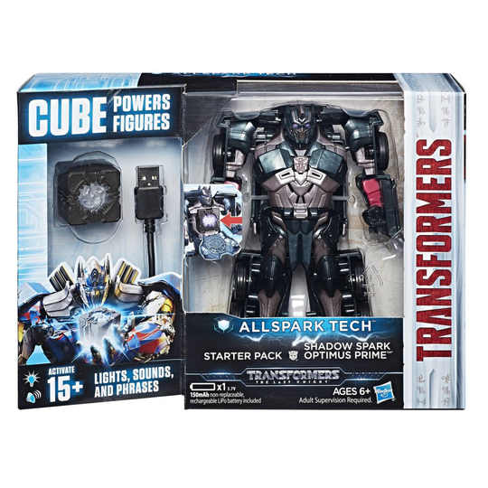 Transformers Allspark Tech Starter Pack Shadow Spark Optimus Prime Figure
