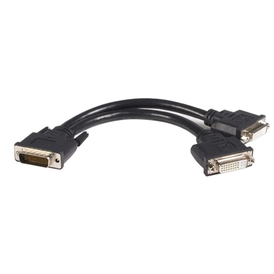 Startech 8in LFH 59 to Dual DVI I DMS 59 Cable