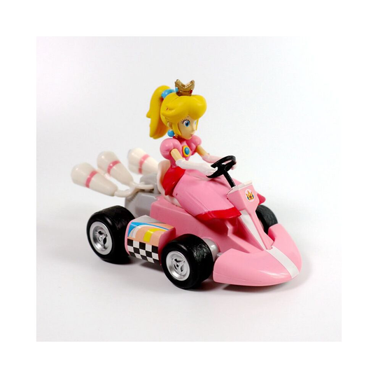 (Princess) Super Mario Kart Car Pull Figure Toy Collection